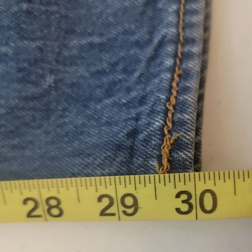 Levi's 501 XX Mens Size 40x34 Med Wash Button Fly Straight Leg Jeans